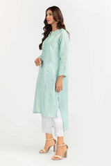 Foil Print Slub Shirt GLW-22-66