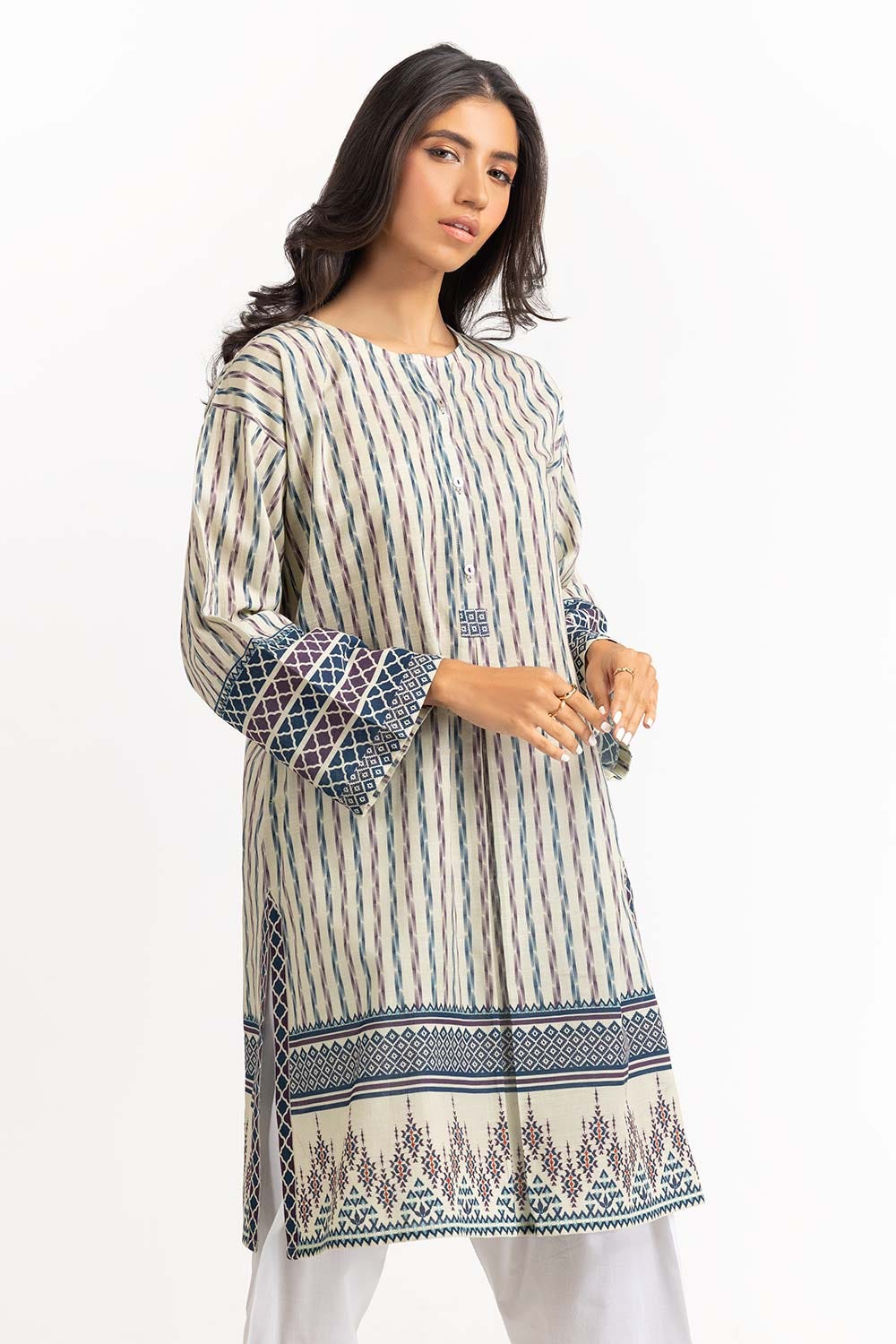 Digital Printed Khaddar Shirt