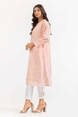 Foil Print Slub Shirt GLW-22-67