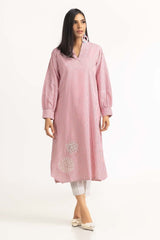 Dyed Chambray Embroidered Shirt GLW-23-09
