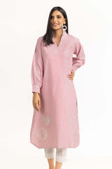Dyed Chambray Embroidered Shirt GLW-23-09