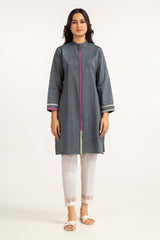Dyed Cotton Yarn Dyed Embroidered Shirt GLW-23-102