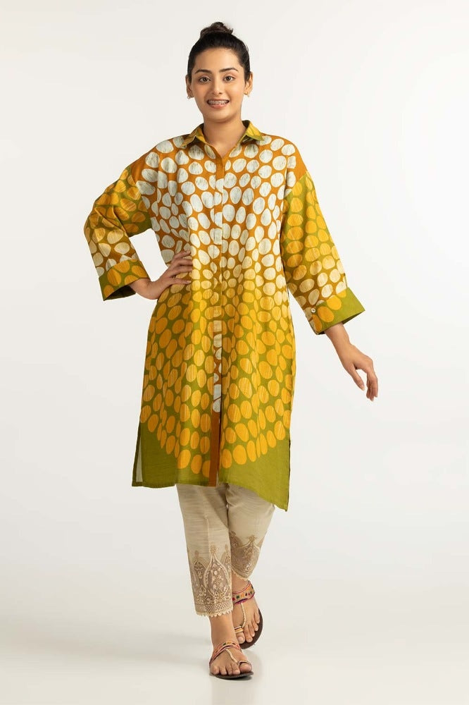 Digital Printed Khaddar Shirt