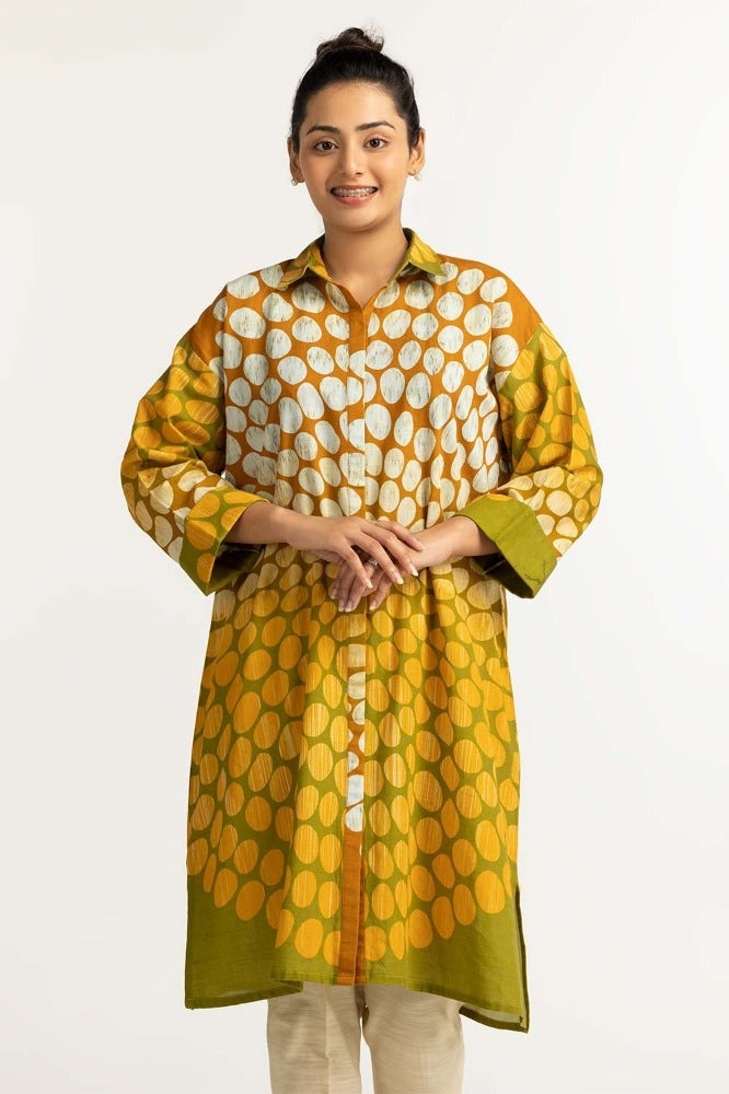 Digital Printed Khaddar Shirt