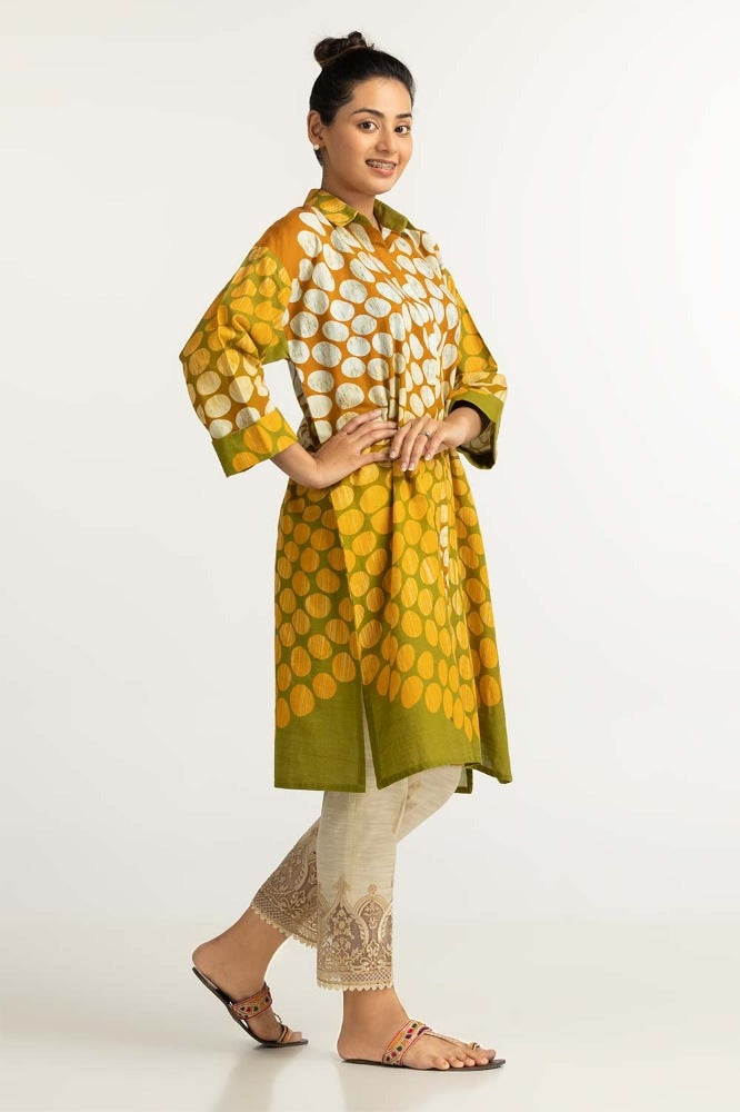 Digital Printed Khaddar Shirt