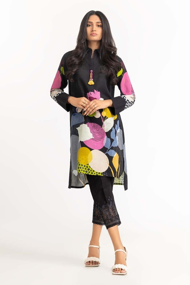 Digital Print Khaddar Shirt