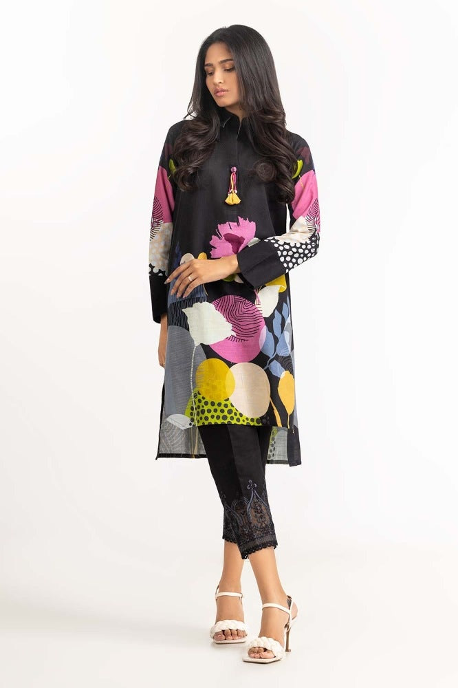 Digital Print Khaddar Shirt