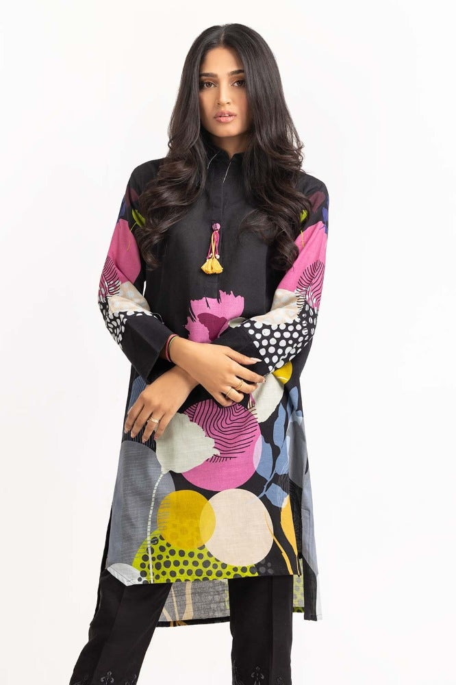 Digital Print Khaddar Shirt