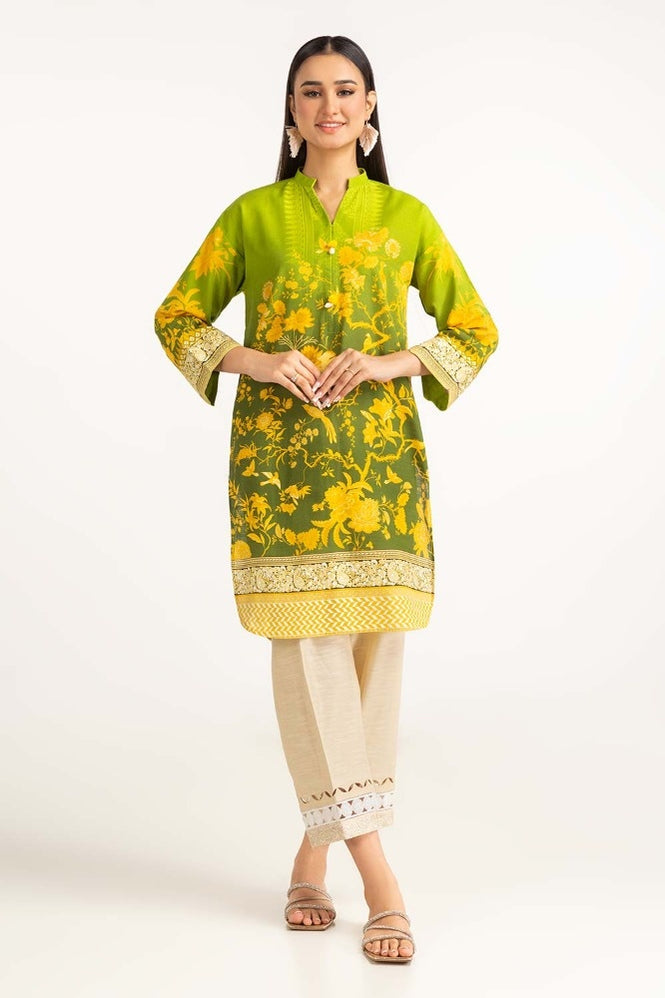Digital Print Khaddar Shirt