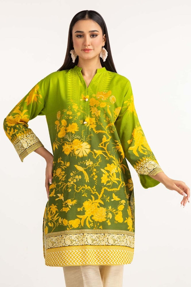Digital Print Khaddar Shirt