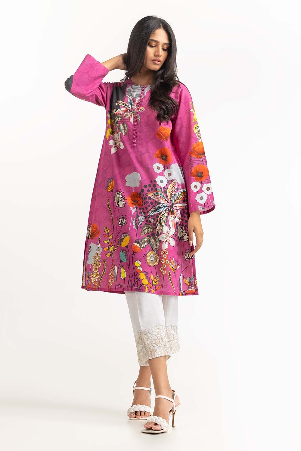 Digital Printed Khaddar Shirt