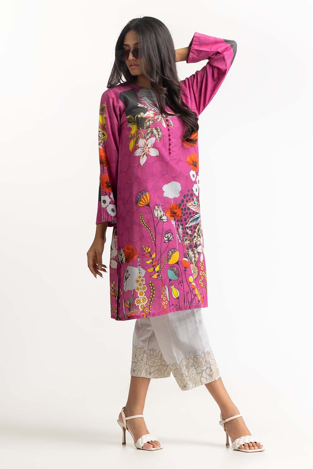 Digital Printed Khaddar Shirt