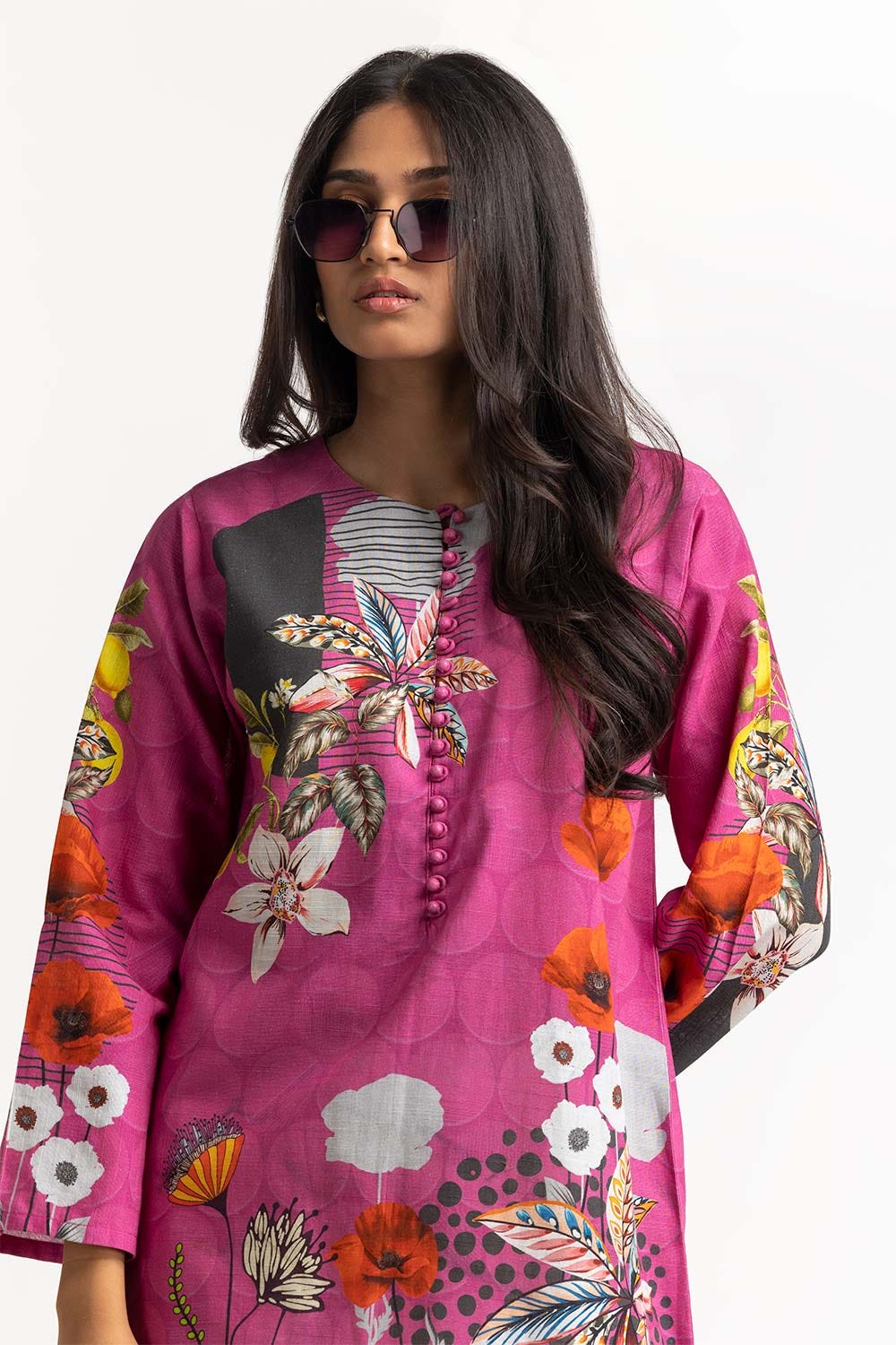 Digital Printed Khaddar Shirt