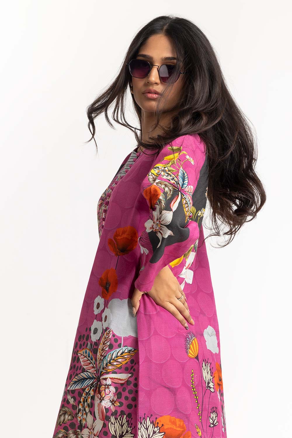 Digital Printed Khaddar Shirt