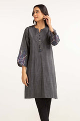 Dyed Cotton Yarn Dyed Embroidered Shirt GLW-23-30
