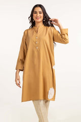 Dyed Cotton Yarn Dyed Embroidered Shirt GLW-23-39