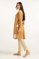 Dyed Cotton Yarn Dyed Embroidered Shirt GLW-23-39