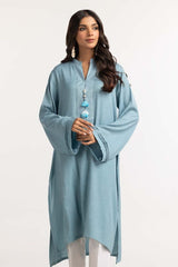 Dyed Moonlight Acrylic Viscose Embelished Shirt GLW-23-42