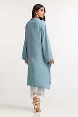 Dyed Moonlight Acrylic Viscose Embelished Shirt GLW-23-42