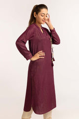 Dyed Moonlight Acrylic Viscose Embelished Shirt GLW-23-43