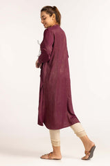 Dyed Moonlight Acrylic Viscose Embelished Shirt GLW-23-43