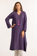 Dyed Jacquard Embellished Shirt GLW-23-46