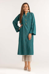 Dyed Jacquard Embellished Shirt GLW-23-48