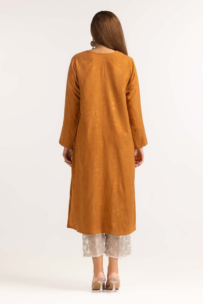 Dyed Jacquard Embellished Shirt GLW-23-50