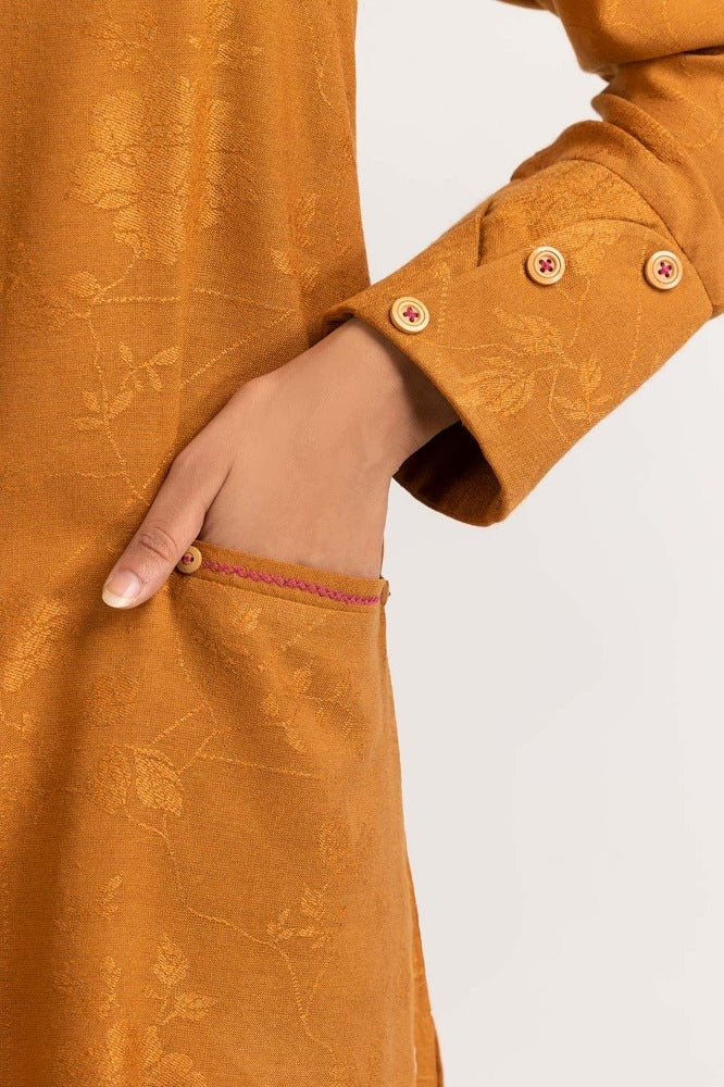 Dyed Jacquard Embellished Shirt GLW-23-50