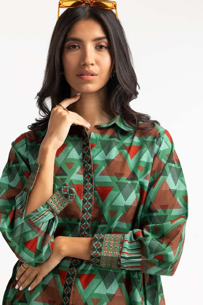 Digital Print Khaddar Shirt GLW-23-69