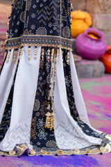 2 Piece Unstitched Gold Lacquer Printed Lawn Suit TL-52034