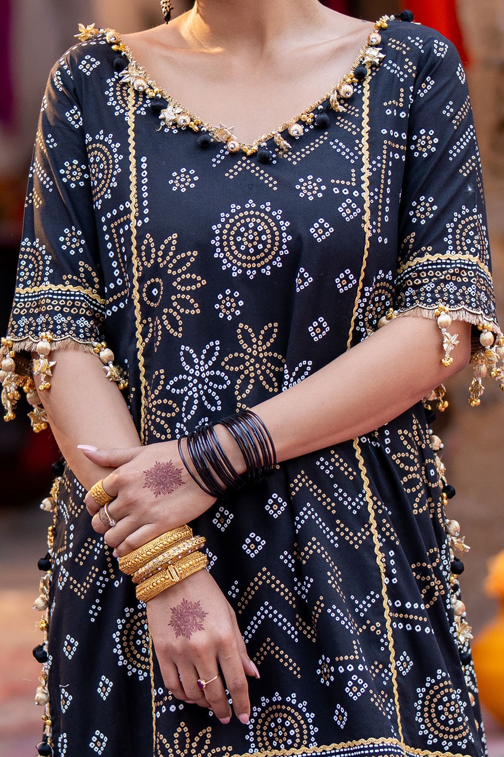 2 Piece Unstitched Gold Lacquer Printed Lawn Suit