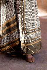 3 Piece Unstitched Gold Printed Lawn Suit CL-52401 B