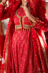 3 Piece Unstitched Gold Printed Lawn Suit CL-52484 B