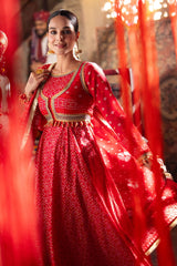 3 Piece Unstitched Gold Printed Lawn Suit CL-52484 B