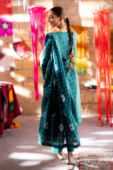 3 Piece Unstitched Gold Printed Lawn Suit CL-52484 A