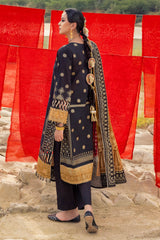 3 Piece Unstitched Gold Printed Lawn Suit CL-52120-A