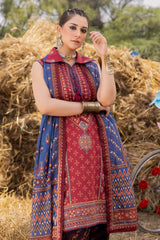 3 Piece Unstitched Gold Printed Lawn Suit CL-52630