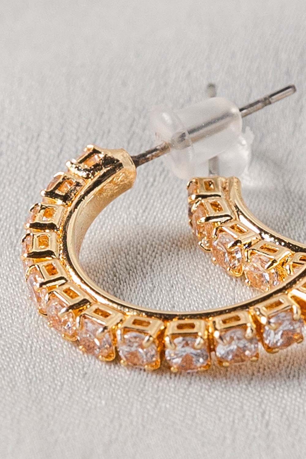 Gold C Hoop Mini Earings