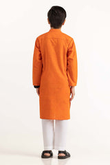Gold Orange Embroidered Kurta KR-KEMB22-009