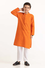 Gold Orange Embroidered Kurta KR-KEMB22-009