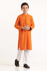 Gold Orange Embroidered Kurta KR-KEMB22-009
