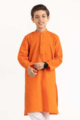 Gold Orange Embroidered Kurta KR-KEMB22-009