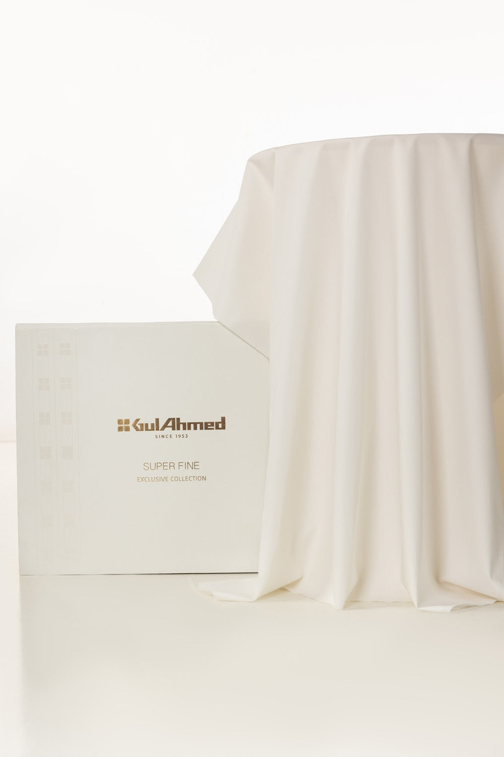 Gold Plus Unstitched Fabric Cotton with Gift Box