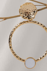 Gold Sun Earrings IFA-ER-040