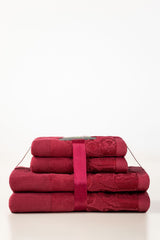 Granite Jacquard Dyed Towel 4Pcs Set