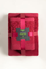 Granite Jacquard Dyed Towel 4Pcs Set