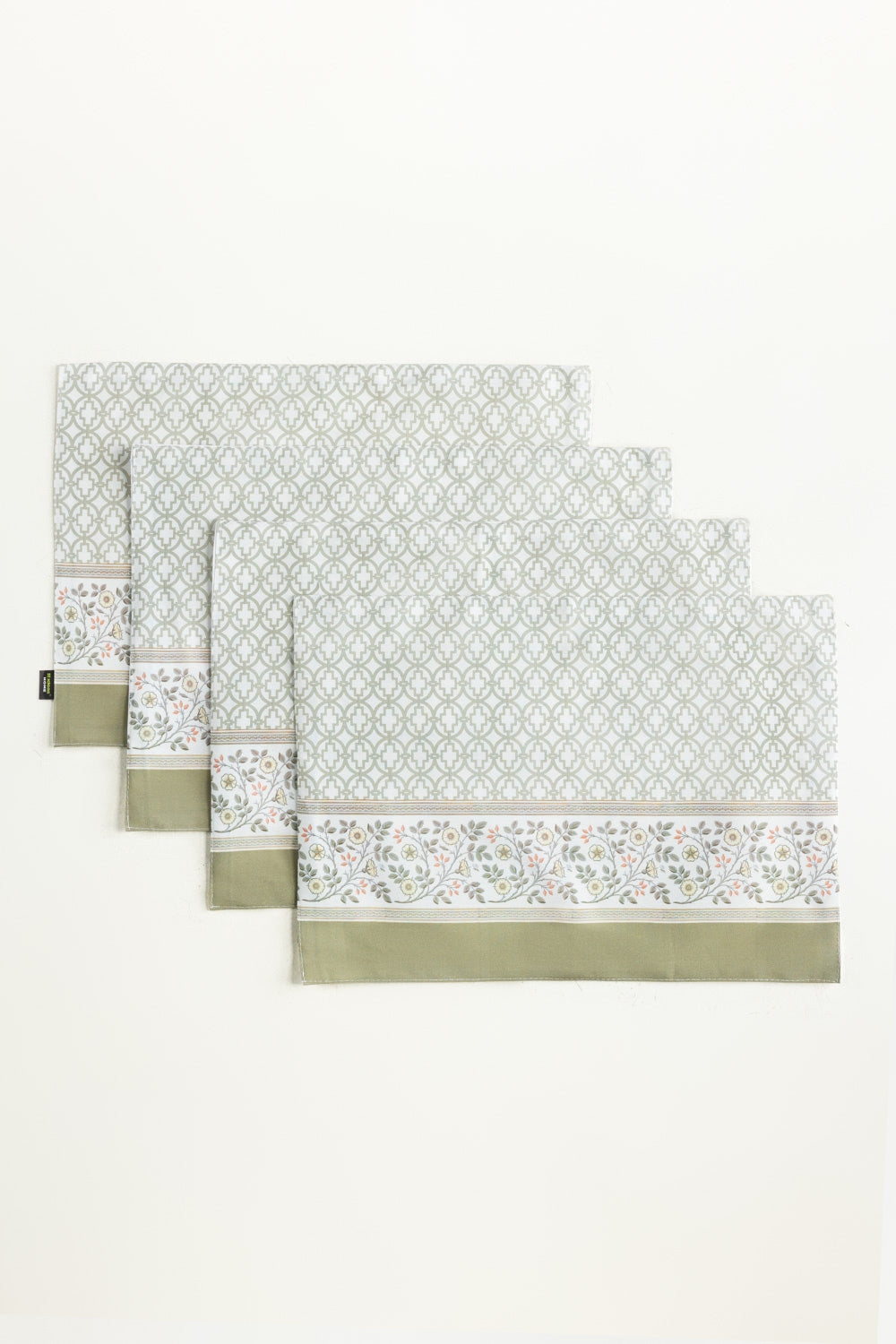 Green Flora 4pcs Digital Placemat