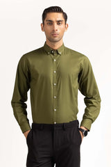 Green Basic Formal Shirt MN-FS-PD23-005