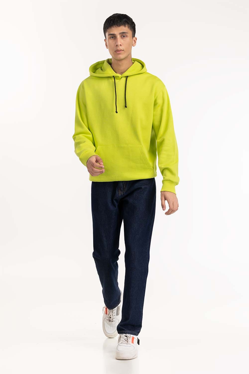 Green Basic Hoodie 224-112-022